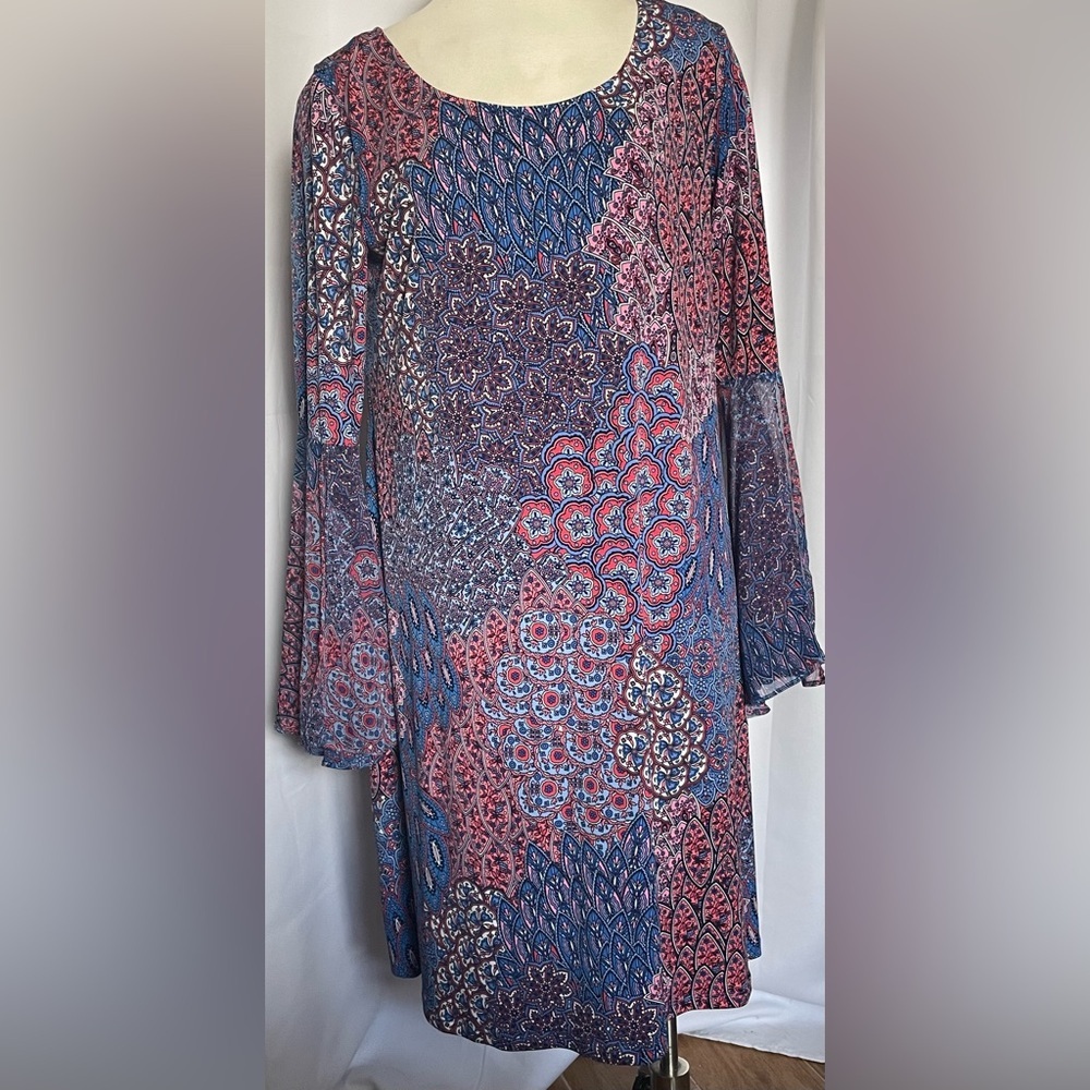 Ronni Nicole paisley shift dress - Picture 1 of 6